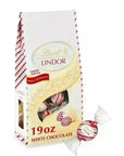 Lindt Lindor Holiday White Chocolate Peppermint Truffles: 19-Ounce Bag
