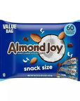Almond Joy Coconut & Almond Snack Size Chocolate Bars: 60CT Bag