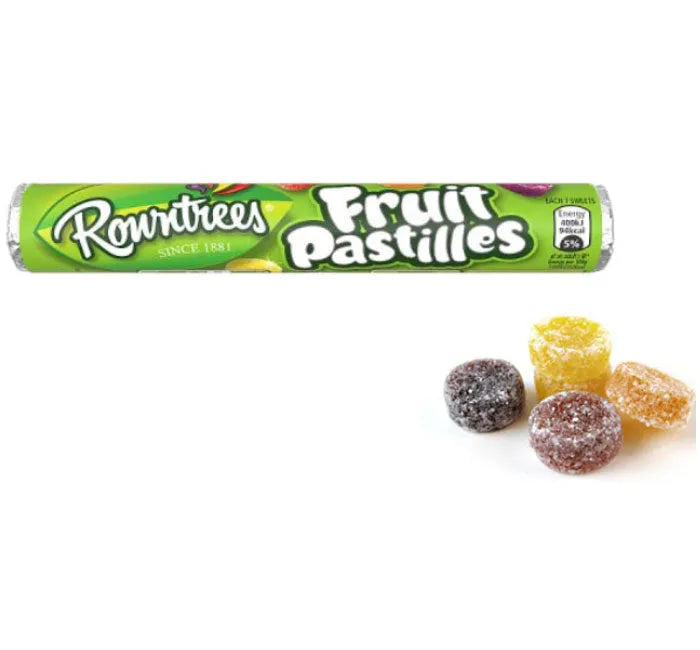 Rowntree Fruit Pastilles Candy Roll: 32-Piece Box – Candy Warehouse