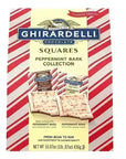 Ghirardelli Peppermint Bark Collection Squares: 1LB Bag