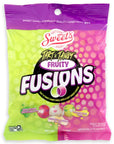 Chewy Sour Balls - Tart N Tangy Fruity Fusions Peg Bag: 8-Piece Case