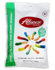 Albanese Sour 12 Flavor Mini Gummi Worms Peg Bags: 12-Piece Box