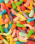 Albanese Sour 12 Flavor Mini Gummi Worms Peg Bags: 12-Piece Box