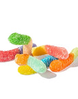 Albanese Sour 12 Flavor Mini Gummi Worms Peg Bags: 12-Piece Box