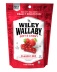 Wiley Wallaby Licorice Bites - Classic Red Peg Bag: 12-Piece Case