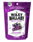 Wiley Wallaby Licorice Bites - Huckleberry Peg Bag: 12-Piece Case