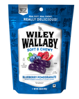 Wiley Wallaby Blueberry Pomegranate Licorice Bites Peg Bags: 12-Piece Case