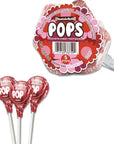 Tootsie Valentine Cherry Bunch Pops: 5-Piece Bunch