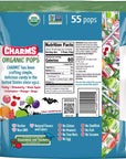 Charms Organic Halloween Lollipops: 55-Piece Bag