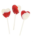 Strawberry and Cream Heart Lollipops: 38-Piece Bag