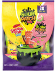 Halloween Sour Patch Kids Candy Snack Packs: 80-Piece Bag