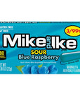 Mike and Ike Candy Sour Blue Raspberry Mini Packs: 24-Piece Box
