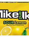 Mike and Ike Candy Sour Lemon Mini Packs: 24-Piece Box