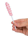 Mini Pink Twisty Pops - Strawberry: 24-Piece Bag