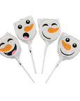 Snowman Face Lollipops: 12-Piece Bag