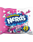 Pink & White Nerds Candy Packs: 40-Piece Bag