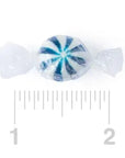 Jumbo Blueberry Blue Striped Candy Balls: 120-Piece Bag