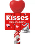 Hershey's Kisses Milk Chocolates Filled Heart: 2.24-Ounce Tube
