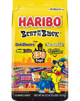 Haribo Gummy Halloween Candy Snack Packs: 150-Piece Bag