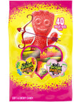 Valentine Sour Patch Kids Candy Treat Size Packs: 40-Piece Bag