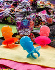 Day of the Dead Lollipop Rings Candy: 18-Piece Box
