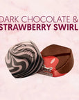 Dove Valentine's Dark Chocolate & Strawberry Swirl: 28-Piece Bag