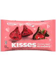 Hershey's Kisses Valentine's Day Chocolate Dipped Strawberry Candy: 9-Ounce Bag
