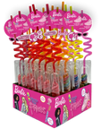 Barbie Crazy Lollipop Straws: 30CT Display