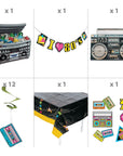 80s-Themed Trunk-or-Treat Station Decorating Kit
