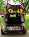 Religious Black Cat Trunk-or-Treat Decorating Kit