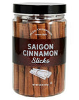 Olde Thompson Saigon Cinnamon Sticks: 6.6-Ounce Jar - Candy Warehouse