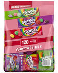 Skittles Gummies Fun Size Variety Candy: 120-Piece Bag