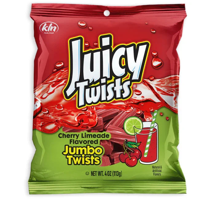 KANDYTOWN 詰合せ Kenny's Juicy Licorice Twists- Cherry Limeade Peg Bag: 12