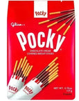 Pocky Chocolate Cream Sticks Family Peg Bags: 5-Bag Case