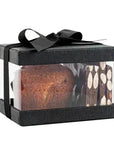 Plastic Gift Boxes Elegant Party Favor Black 5X4X3.5