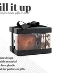 Plastic Gift Boxes Elegant Party Favor Black 5X4X3.5