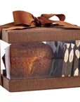 Plastic Gift Boxes Brown 5X4X3.5" 6 Pack Bakery Boxes With Base Lid & Ribbon