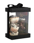 Clear Black 7X5X3" Gift Boxes 6 Pack Bakery Boxes With Base Lid & Ribbon