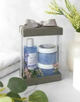 Clear Gift Boxes 6 Pack Bakery Boxes Gray 7X5X3" With Base Lid & Ribbon