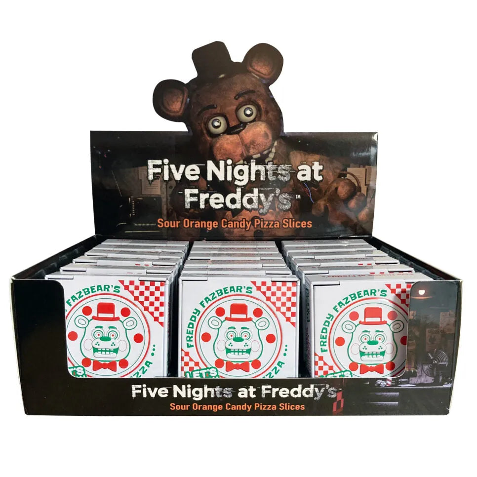 Five Nights At Freddy's Sour Orange Pizza Tins: 18-Piece Display