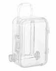 Travel Case Shaped Acrylic Candy Boxes 12 Pack 4.01"X1.65"X2.12"