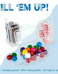 Travel Case Shaped Acrylic Candy Boxes 12 Pack 4.01"X1.65"X2.12"