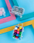 Travel Case Shaped Acrylic Candy Boxes 12 Pack 4.01"X1.65"X2.12"