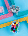Travel Case Shaped Acrylic Candy Boxes 12 Pack 4.01"X1.65"X2.12"