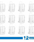 Travel Case Shaped Acrylic Candy Boxes 12 Pack 4.01"X1.65"X2.12"