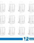 Travel Case Shaped Acrylic Candy Boxes 12 Pack 4.01"X1.65"X2.12"