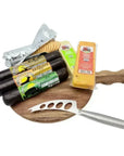 Pearson Ranch Jerky Exotic Meats Cutting Board Gift Set