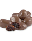 Albanese Milk Chocolate Covered Raisins Candy - Jumbo: 10LB Case