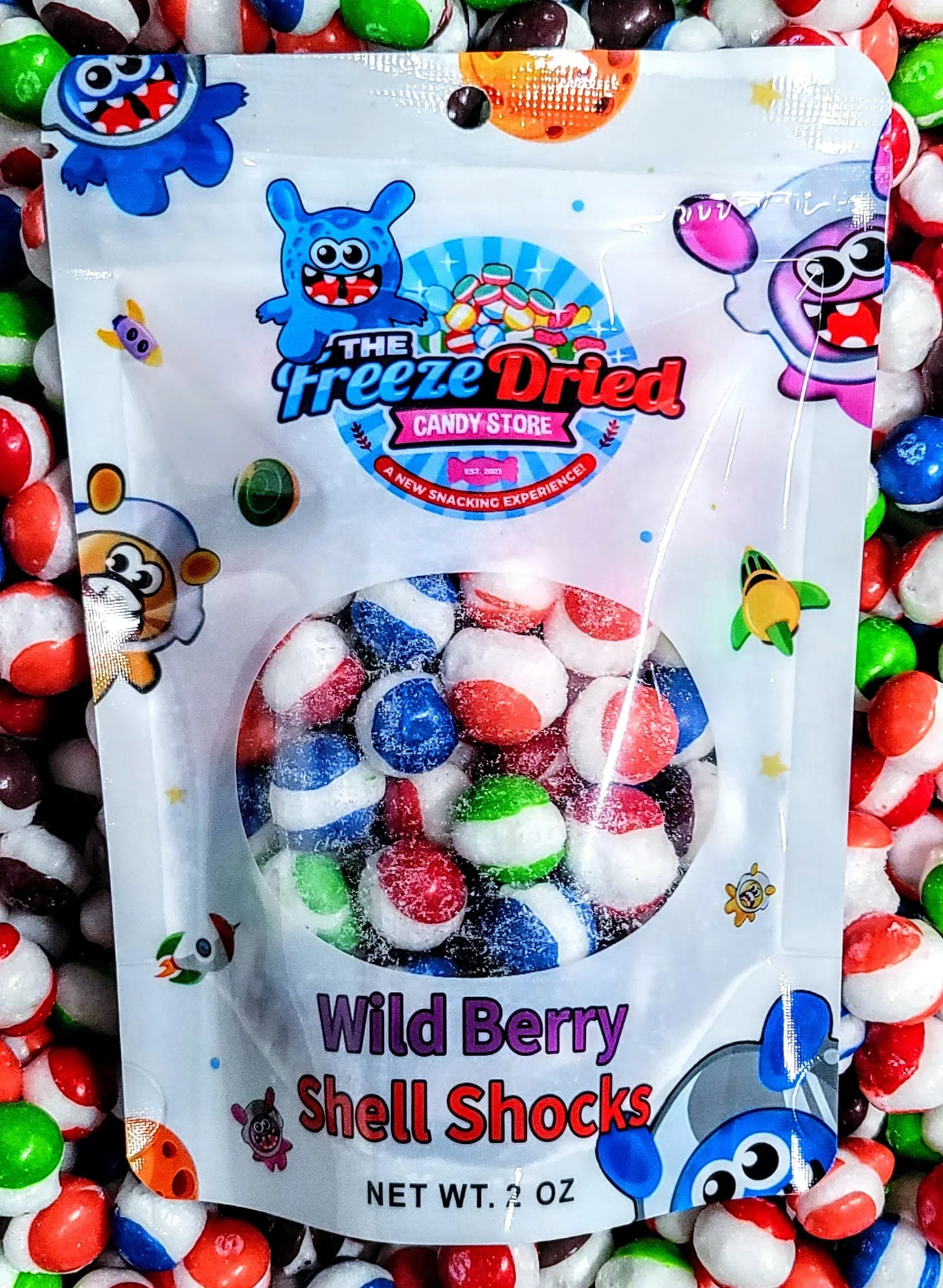 小物 candy Freeze Dried Wild Berry Shell Shocks 2oz | Candy Warehouse – Candy
