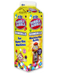 Dubble Bubble Assorted Colors 1/2-Inch Gumballs Refill Milk Carton: 24-Piece Case